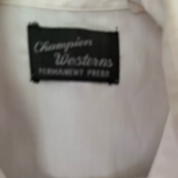 Vintage champion Western embroidered Western shirt - Picture 3 of 6